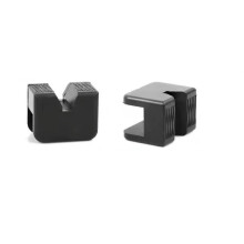 Jack Rubber Pad Anti-Rutsch-Schienenadapter unterstützt schweres Hebewerkzeug Black