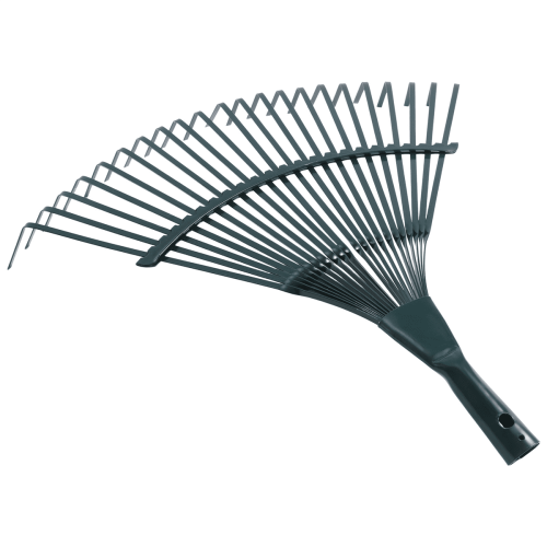 Edelstahl-Ventilatorrechen 42 cm 22 Zähne Grün 1