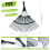 Edelstahl-Ventilatorrechen 42 cm 22 Zähne Grün 4