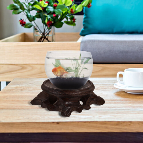 Wood Globe Stand Orb Holder Table Base 1 Piece 1