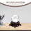 Wood Globe Stand Orb Holder Table Base 1 Piece 3
