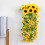 Artificial Sunflower Wreath 70x5cm Multicolor 1