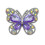 Décorations d'écouteurs tendance, 2 pièces, avec élégant-Violet 1