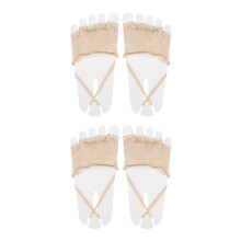 2 paires de chaussettes invisibles pour femmes-couleur ouverte