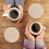 Sottobicchieri in cotone e lino intrecciato (6 pezzi) 4