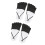 2er-Pack Damen-Finger-Zehensocken,-Schwarzer voller Zeh 1