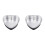 6 Inch Aluminum Heart-Shaped Cake Pan with Removable Base 1