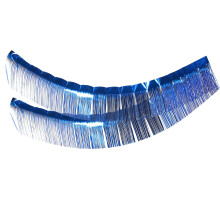 Blue Glitter Foil Fringe Curtain 300 x 30 cm