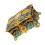 Ornate Alloy Storage Box Intricate Floral Pattern And-Blue 1