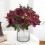 Kunstig pæonhortensia silkebuket 1 stk. 3