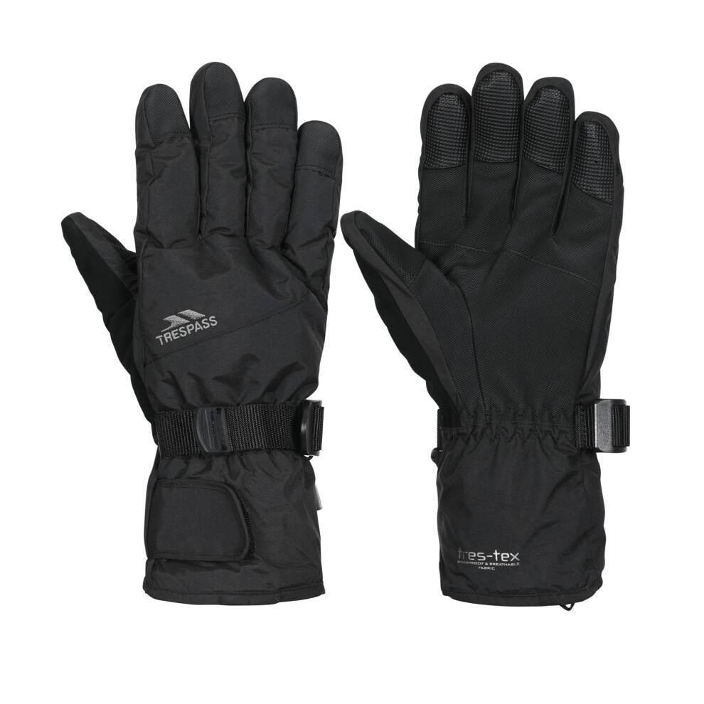 Trespass (L, Black) Ergon Ii Ski Gloves