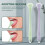 Raspador de língua de silicone (conjunto com 2 unidades) 4