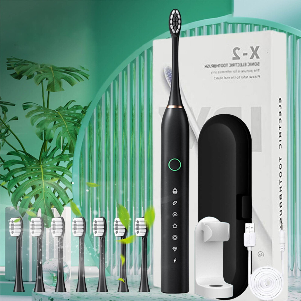Donemore electric toothbrush with 8 brush heads and 6 modes