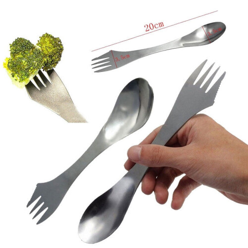 Titanium Spork Fork Spoon Combo Kitchen Outdoor 1