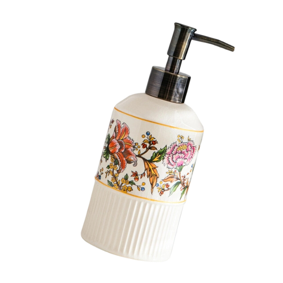 Ceramic Soap Dispenser Lotion Bottle With Pump Design-mandi3