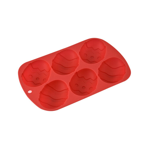 6-Cavity Easter Egg Silicone Chocolate Mold 2