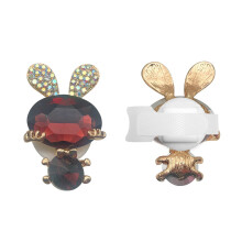 1 paire d'oreilles de lapin de dessin animé,-marron foncé