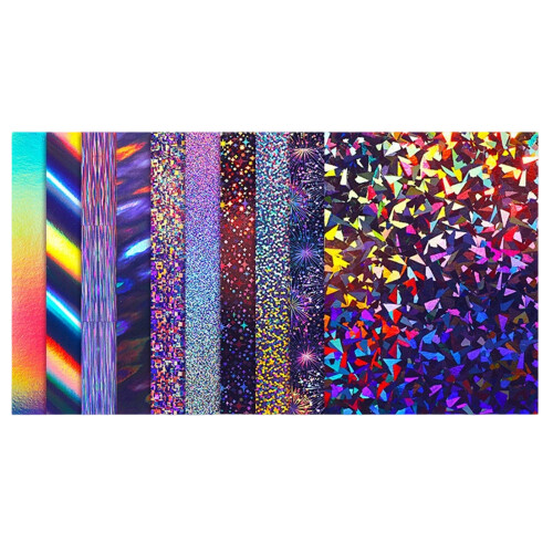 Hochwertiges Glitzerpapier, schimmernder Karton,-A4. 40 Blatt