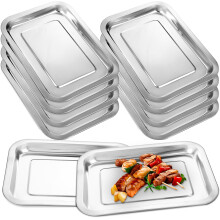 Stainless Steel Baking Tray 10 Pcs