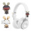 2 pièces joli accessoire d'écouteur lapin en strass,-Bleu 5