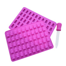 Molde de silicona para 50 ositos de goma