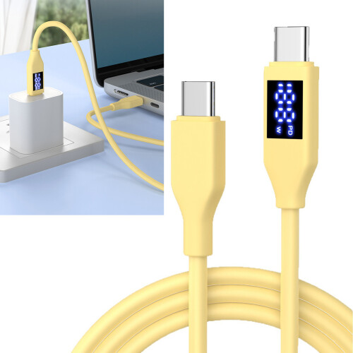 Soft Flexible Silicone USB C Cord 480Mbps Transmission-lavender 2