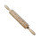 Wooden Rose-Embossed Rolling Pin35cm 1