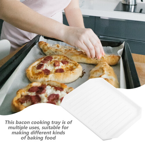 Plateau à bacon pour micro-ondes en PP avec surface lisse 2
