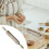 Wooden Rose-Embossed Rolling Pin35cm 4