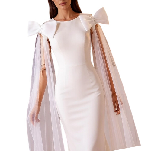 Breathable Netting Bridal Shoulder Wrap Adjustable False Sleeves