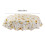 Round tablecloth disposable wipeable 60 inch 3
