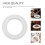 8" Pizza Saucing Ring White PC 2