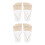 2er-Pack Damen-Finger-Zehensocken,-Farbe Voller Zeh 1