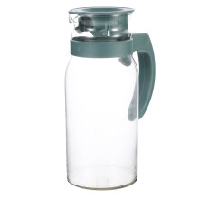 Bouilloire en verre avec couvercle – 1100 ml, résistante à la chaleur