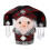 Weiches Ethno-Kleid-Schwein, Silikon, sensorisches-Rot 1