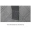 Ensemble de rangement de salle de bain Kcavykas Cube, bacs transparents, 5 pièces 8