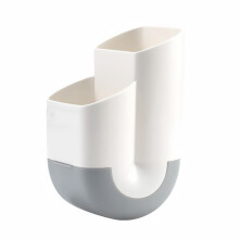 Soporte de pared para palillos de cocina, color blanco, 1 unidad.