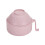 Microwave Ramen Bowl Set Pink 6-Piece with Lid 2