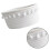 Cotton Wire Storage Basket Desktop Sundries Organizer White 3