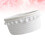 Cotton Wire Storage Basket Desktop Sundries Organizer White 5