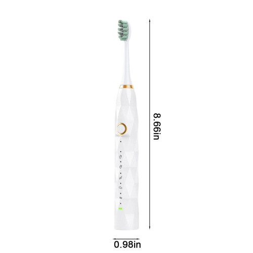Escova de dentes elétrica com 5 cabeças de escova e 5 modos. 1
