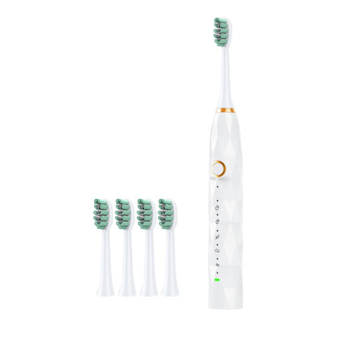 Escova de dentes elétrica com 5 cabeças de escova e 5 modos. 2