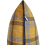 Beliani Throw Cushion DICENTRA 45 x 45 cm Yellow Checked 4