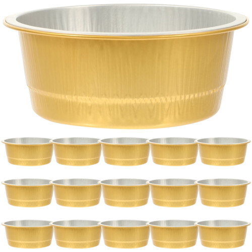 Pacote com 20 caixas de alumínio para grelhar, 12,8 x 9,9 x 5 cm