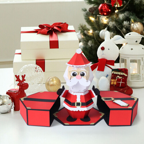 Boîte cadeau surprise de Noël