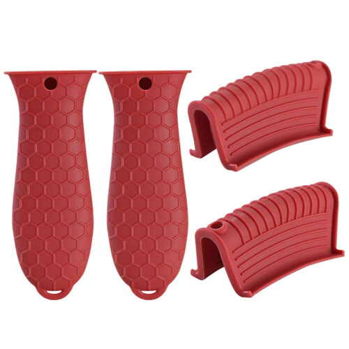 Poignées en fonte en silicone (lot de 4)