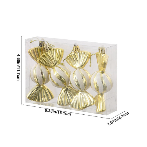 Yellow Candy Pendant Christmas Tree Ornament 2