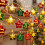 Christmas LED Snowball String Lights Indoor Window Display 5