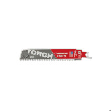 Lame scie sabre TCT - MILWAUKEE - 48475501 TORCH - 150 mm - 7 TPI - Pakkaus 5 (karbidihampaat)