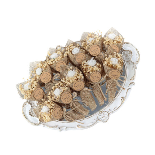 Set van 10 verschillende bewaarde plantengroepen, ideaal-Beige